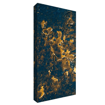 2 x Akustikbild 100x50x11 Gold2 + Gold3