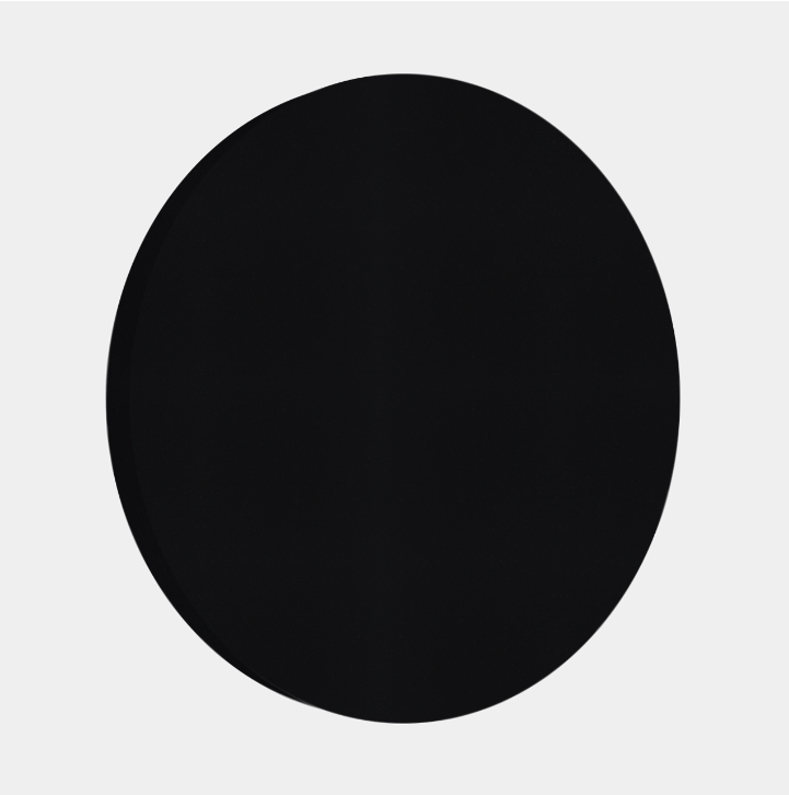 SET X: 4x Akustikschaumstoff Foamly Circle 60×5 Schwarz