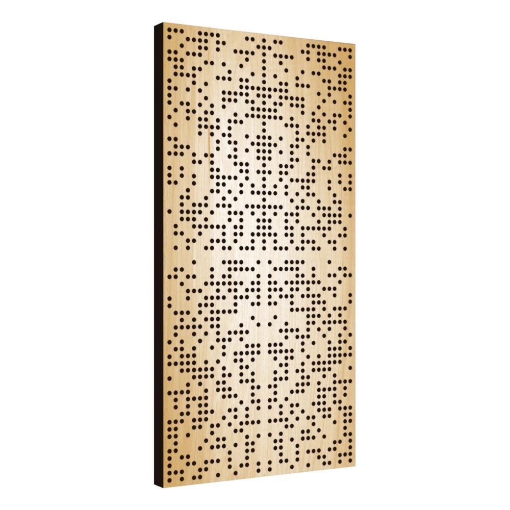 Akustik Binary Diffusor 120 x 60 cm - 1. Natural, 6 cm
