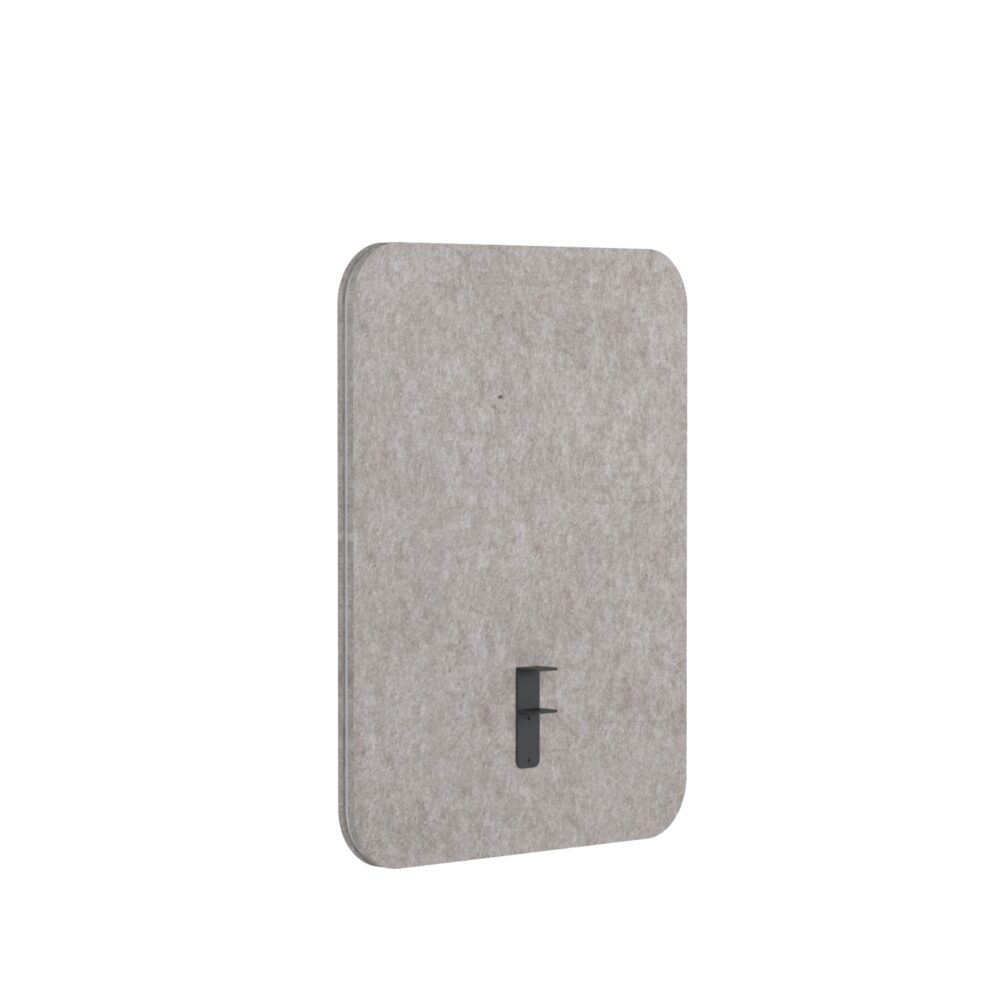 Akustische Trennwand für Schreibtisch Pro.Felt DE.1 - 12. Stone