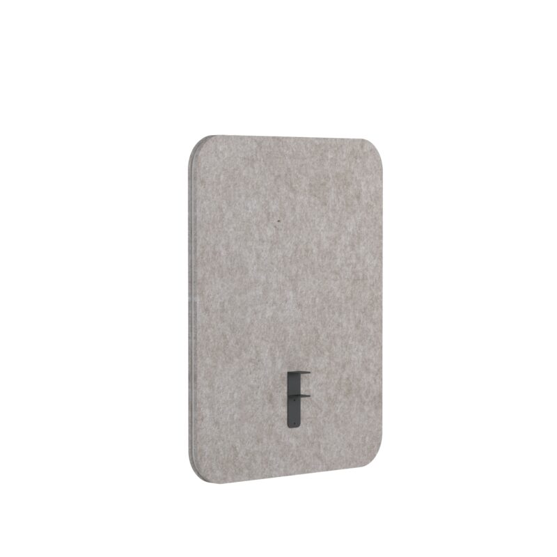 Akustische Trennwand für Schreibtisch Pro.Felt DE.1 - 12. Stone