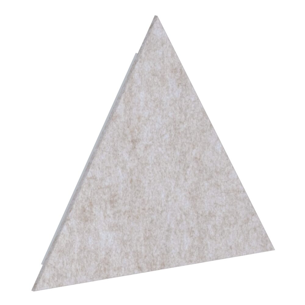 Akustikplatte Pro.Felt E.3 Triangle - 3. Light Beige, E.XL.3: 686 mm; H=595 mm