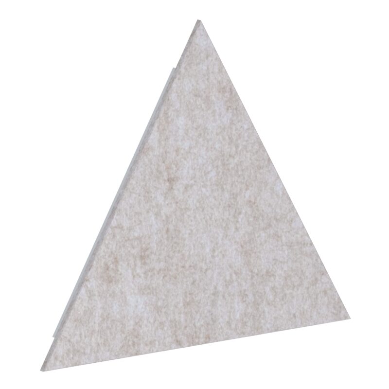Akustikplatte Pro.Felt E.3 Triangle - 3. Light Beige, E.XL.3: 686 mm; H=595 mm