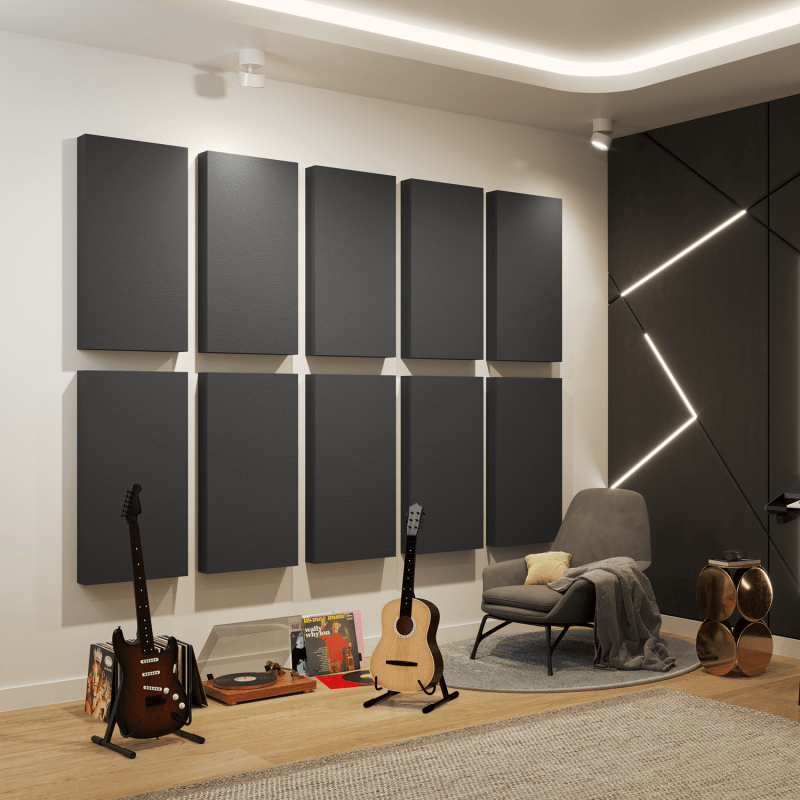 Absorber Standard in einem Musikzimmer zu Hause
