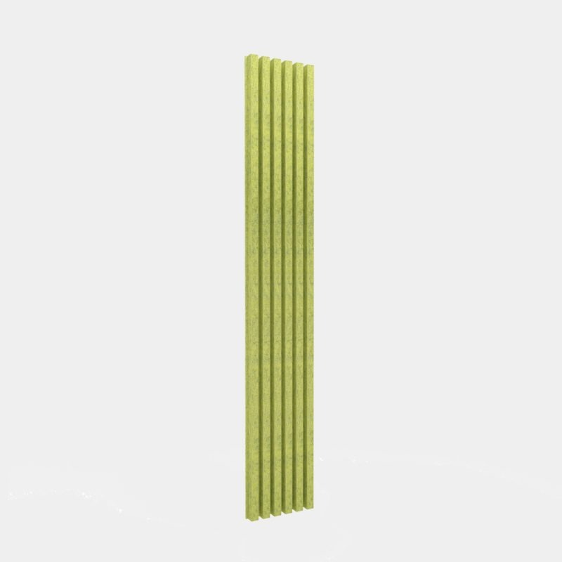 AkuWall Felt vom Boden bis zur Decke in einem Wohninterieur